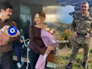 Şəhid polkovnik İlqar Mirzəyevin nəvəsi dünyaya gəlib – FOTO