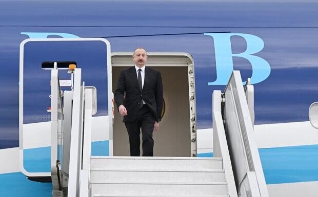 ilham əliyev səfər təyyarə