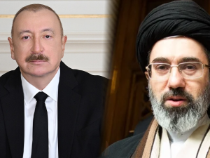 İlham Əliyev İran İslam Respublikasının Ali Rəhbəri Ayətullah Seyid Müctəba Hüseyni Xamenei