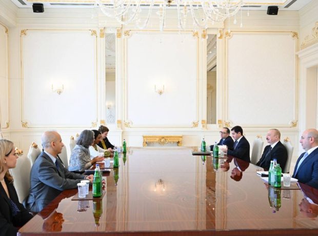 Prezident Anaklaudia Rossbaxı qəbul etdi - Foto