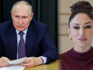 Putin Mehriban Əliyevanı təbrik etdi
