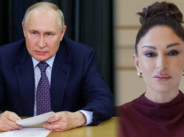 Putin Mehriban Əliyevanı təbrik etdi
